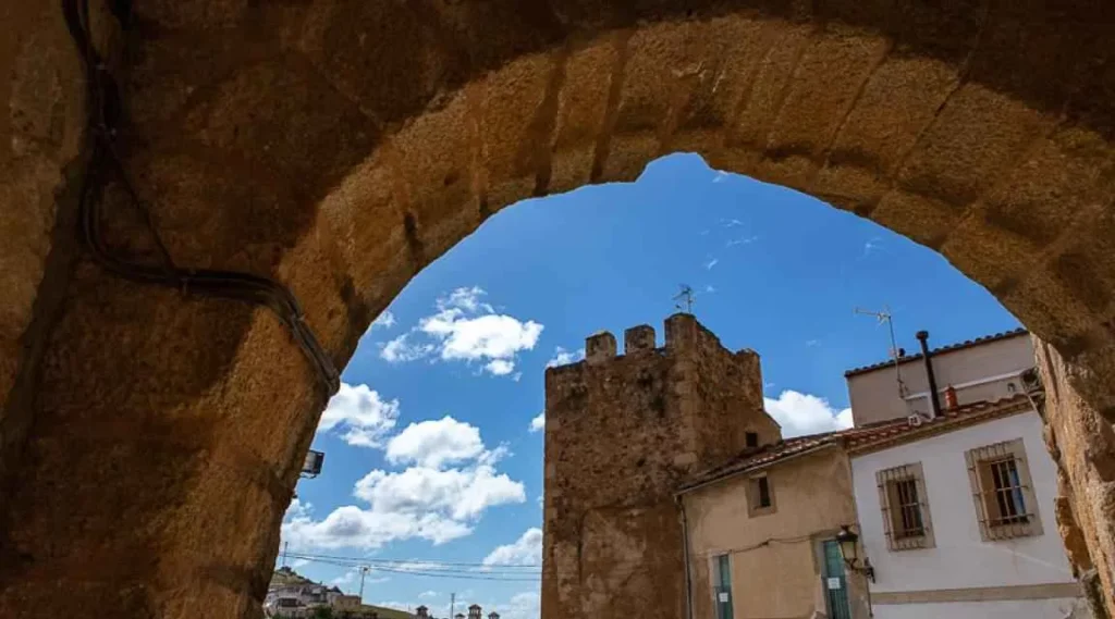 vista desde el arco dle cristo en caceres