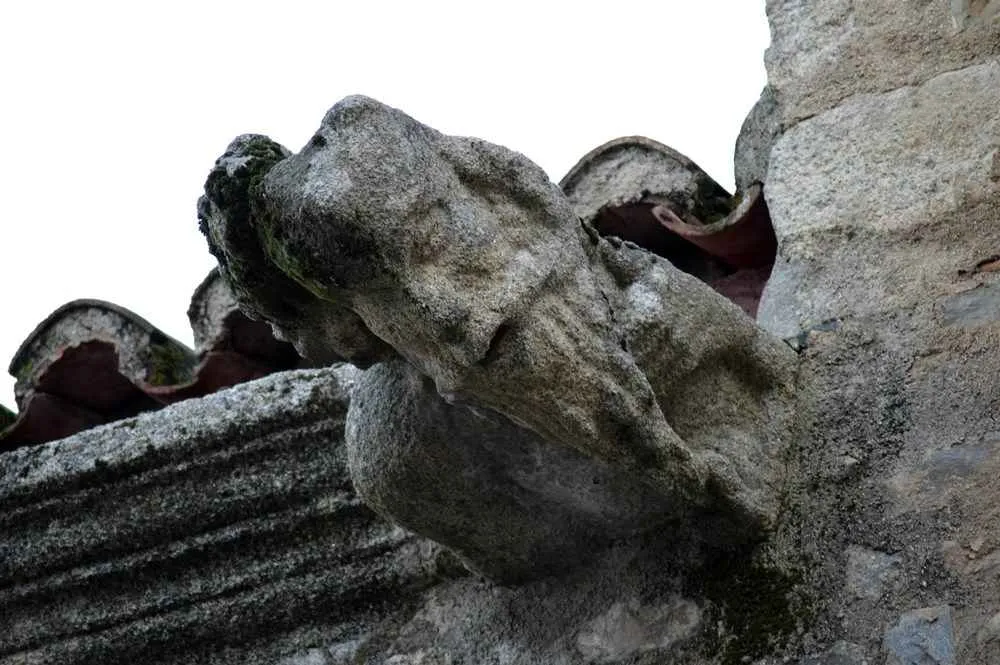 Gargola de Gonzalo de Cáceres en la casa del mono