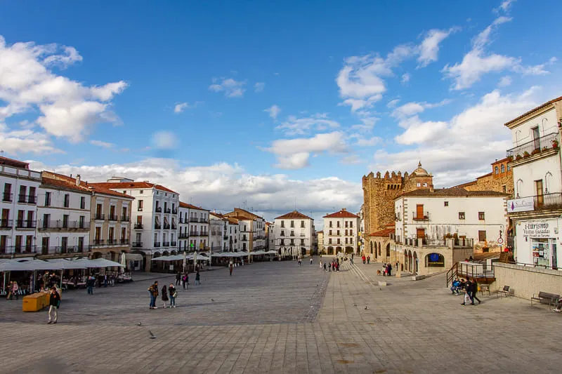 plaza mayor de caceres