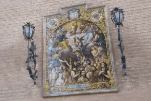 El jilguero escondido en la iglesia de San Pedro en Sevilla