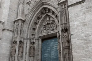 primera puerta de la catedral de sevilla, la puerta del nacimiento
