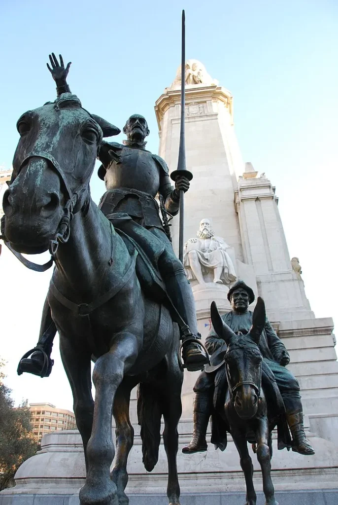 estatuas de don quijote y sancho panza