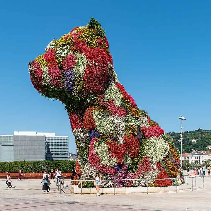 puppy custodia el Guggenheim