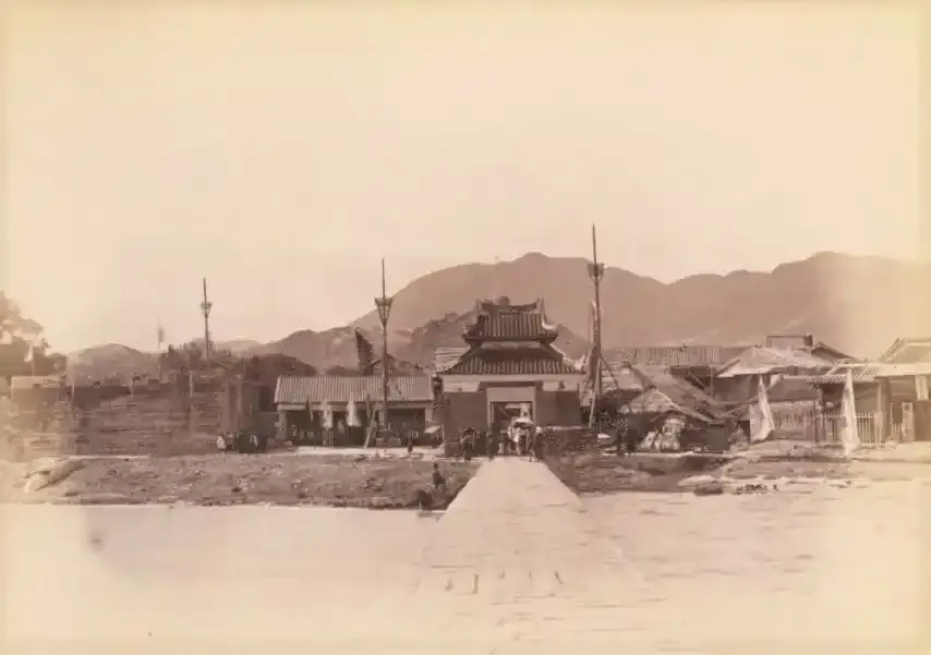 ciudad amurallada de kowloon en 1898