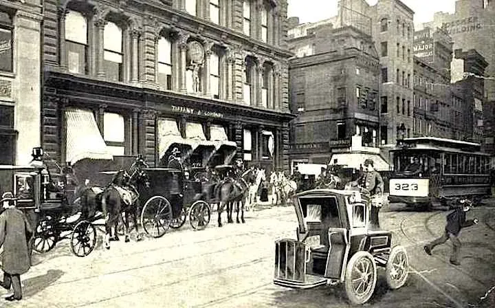 Taxix eléctricos de Nueva York en 1899