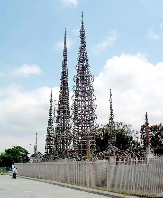 las torres watts en california simon rodia