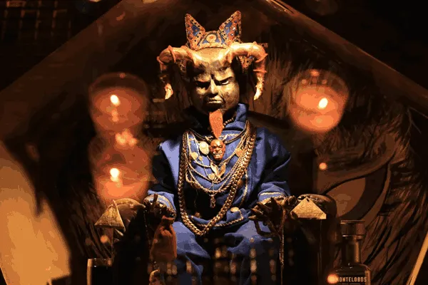 culto a lucifer en tepito ciudad de mexico - angelito negro