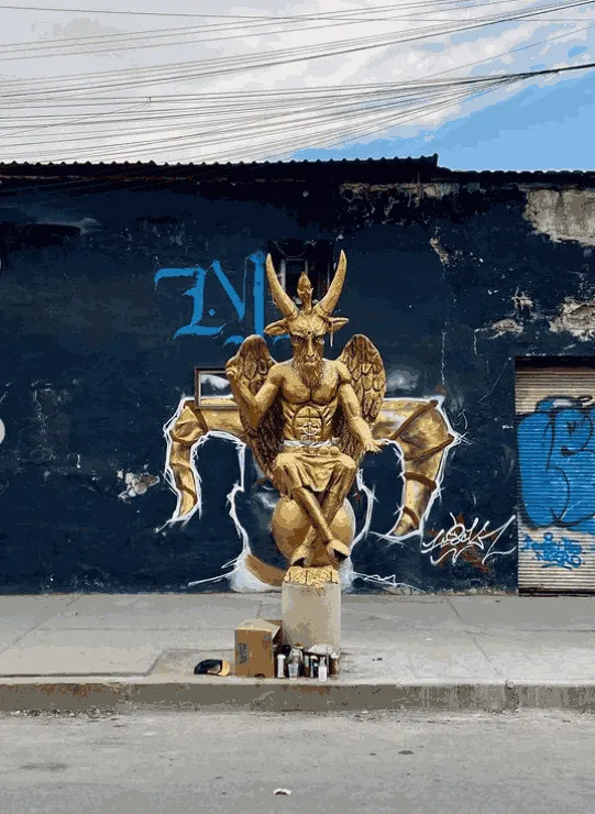 estatua de lucifer en tepito