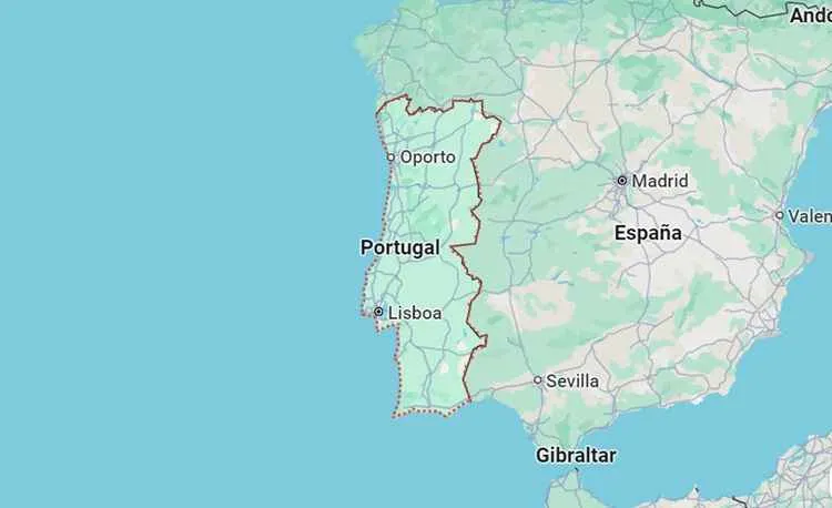 portugal mapa