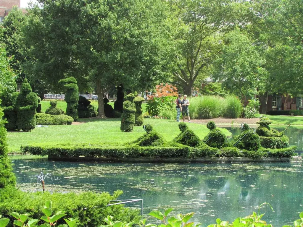 Una obra maestra viva en el Jardín de Topiarios