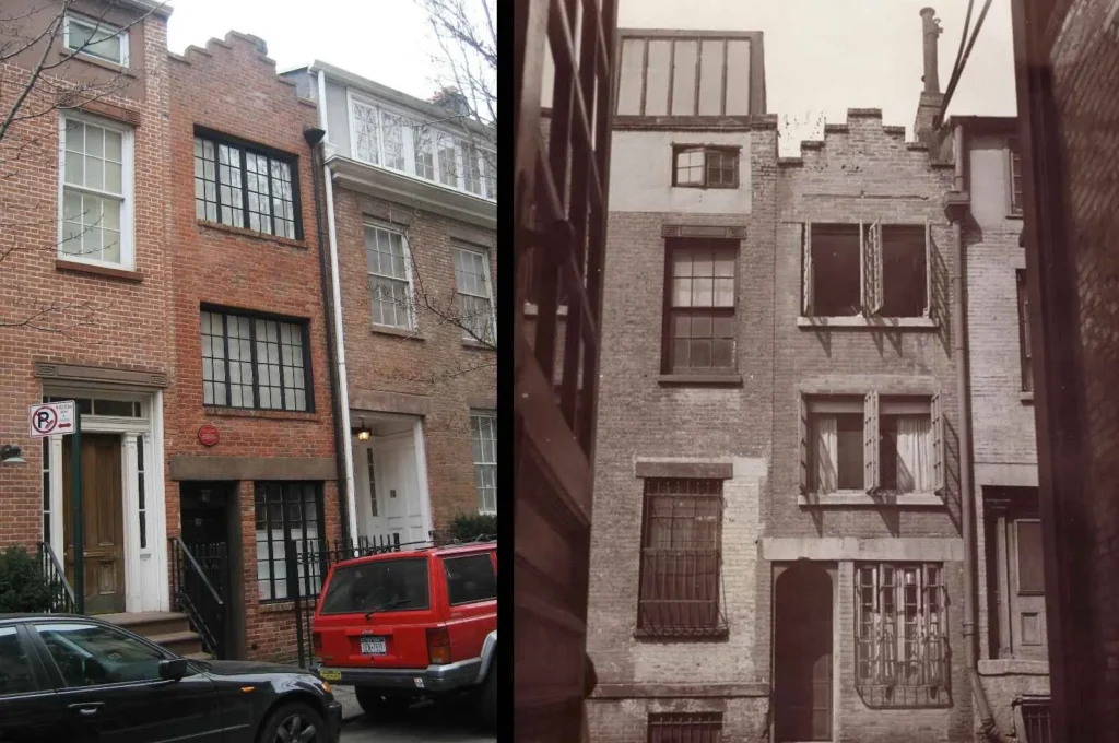 La única y estrecha casa de Greenwich Village en Nueva York