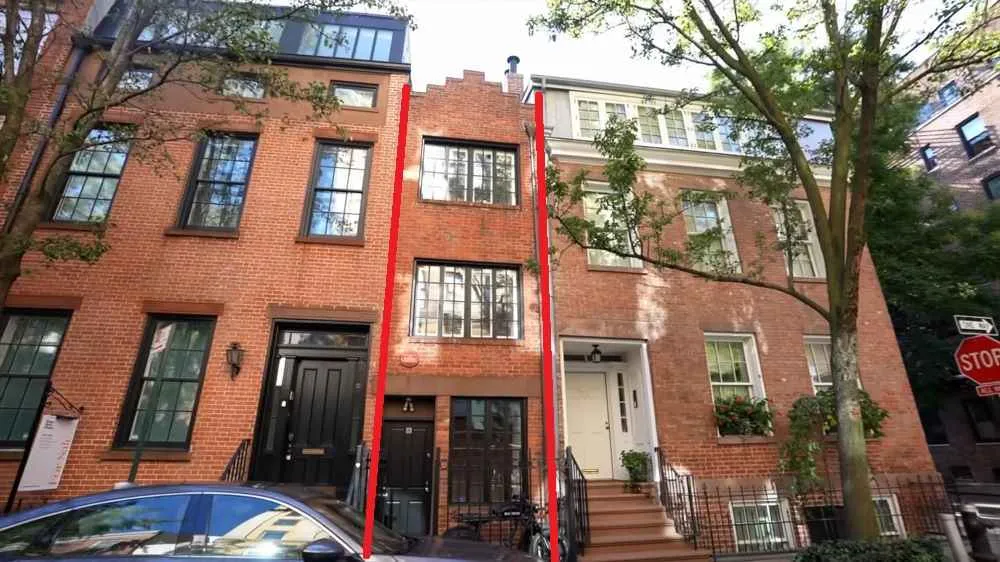 La icónica casa estrecha en el corazón de Greenwich Village