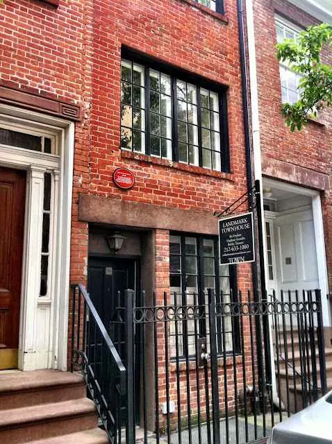 La casa más estrecha de Nueva York, ubicada en Greenwich Village