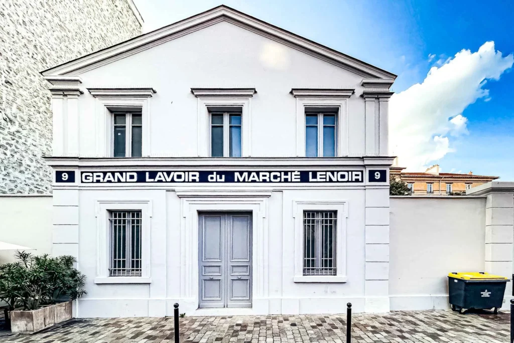 La última fachada de lavoir de París, siglo XIX