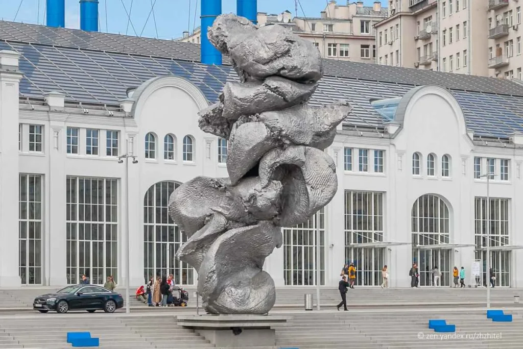 Detalle en primer plano de Big Clay No. 4 con texturas similares a huellas dactilares.