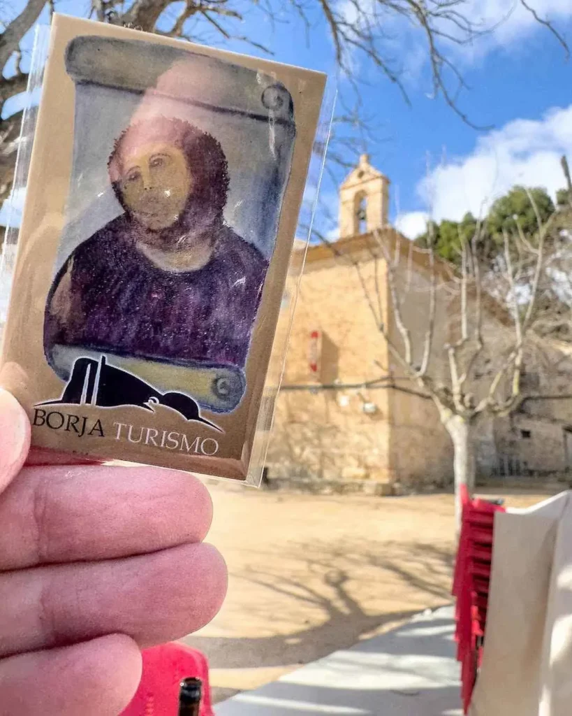 recuerdos de borja un iman para nevera con la imagen del ecce homo