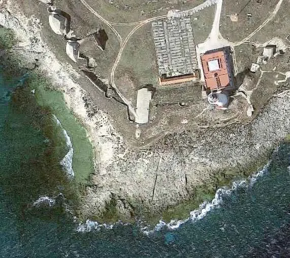 vista satelital de punta de tarifa