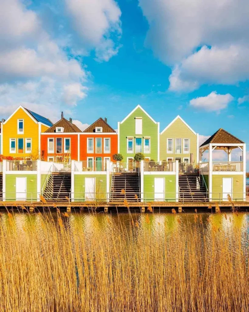 casas de colores en houten utrecht