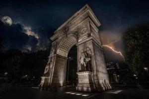 fantasmas y tumbas en washington square park