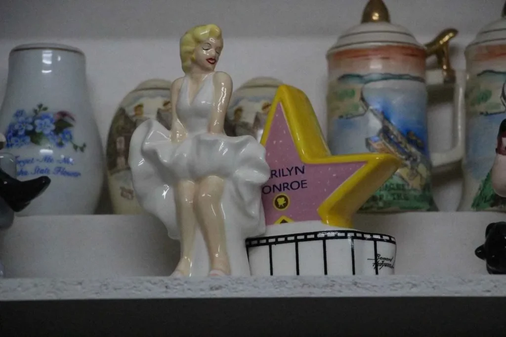 salero en forma de marilyn monroe