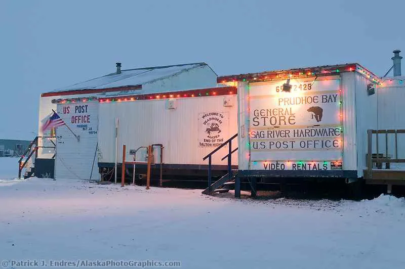 deadhorse y prudhoe bay general store en 1996