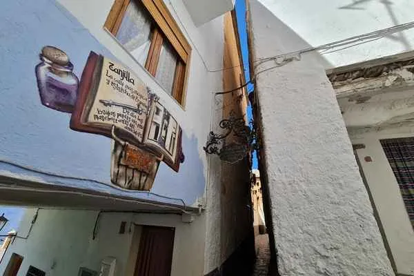 LA CALLE mas estrecha de andalucia calle zanjilla