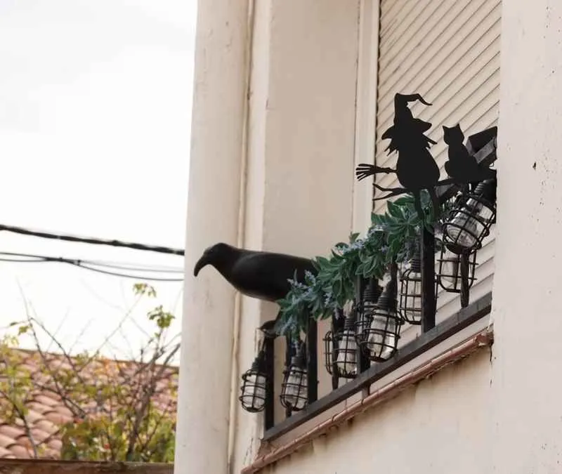 decoracion de brujas en trasmoz