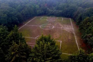 cancha de los dioses en el crater del volcan teoca