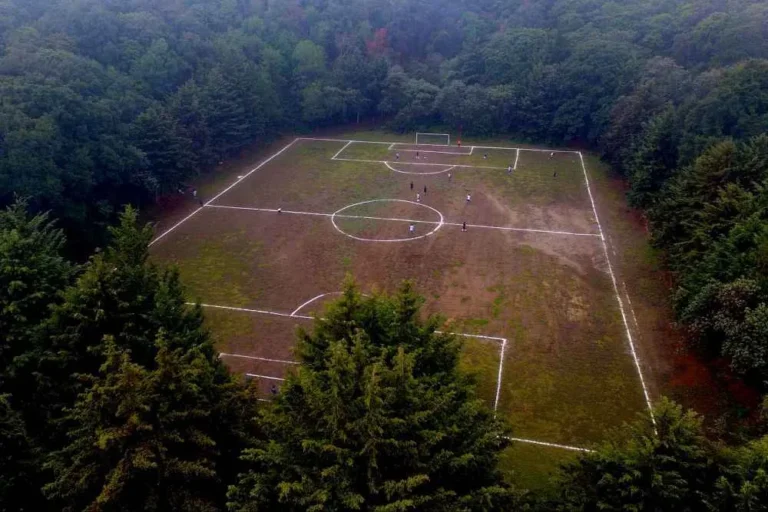 cancha de los dioses en el crater del volcan teoca