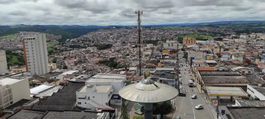 vista de planta de el ovni de minas gerais