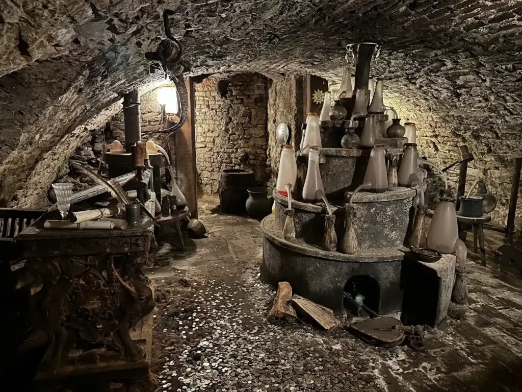 antiguo taller de alquimia en praga