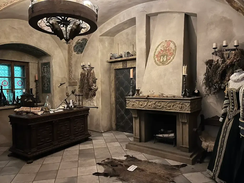 sala taller de un alquimista